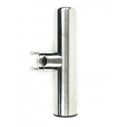 Porta canne Orientabile inox per tubo 22 - 25 mm