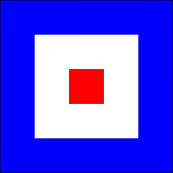 Bandiera codice internazionale - W