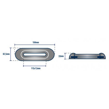 Anodo a bullone 1,2 kg non variabile