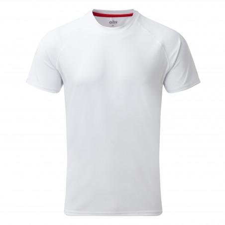 T-shirt maniche corte con protezione UV 50+ per uomo - Bianca UV010 - GILL