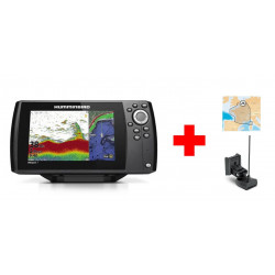 Ecoscandaglio GPS HELIX 7 G3  trasd. poppa + Carta Navionics