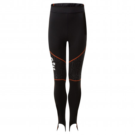 Pantalon junior hydrophobe stretch avec protection UV50+ pour le dériveur  Noir - GILL