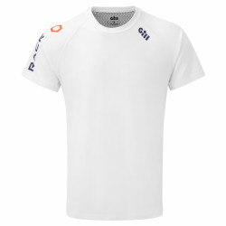 Tee-shirt manches courtes avec protection UV50+ RACE pour homme - GILL - BLANC