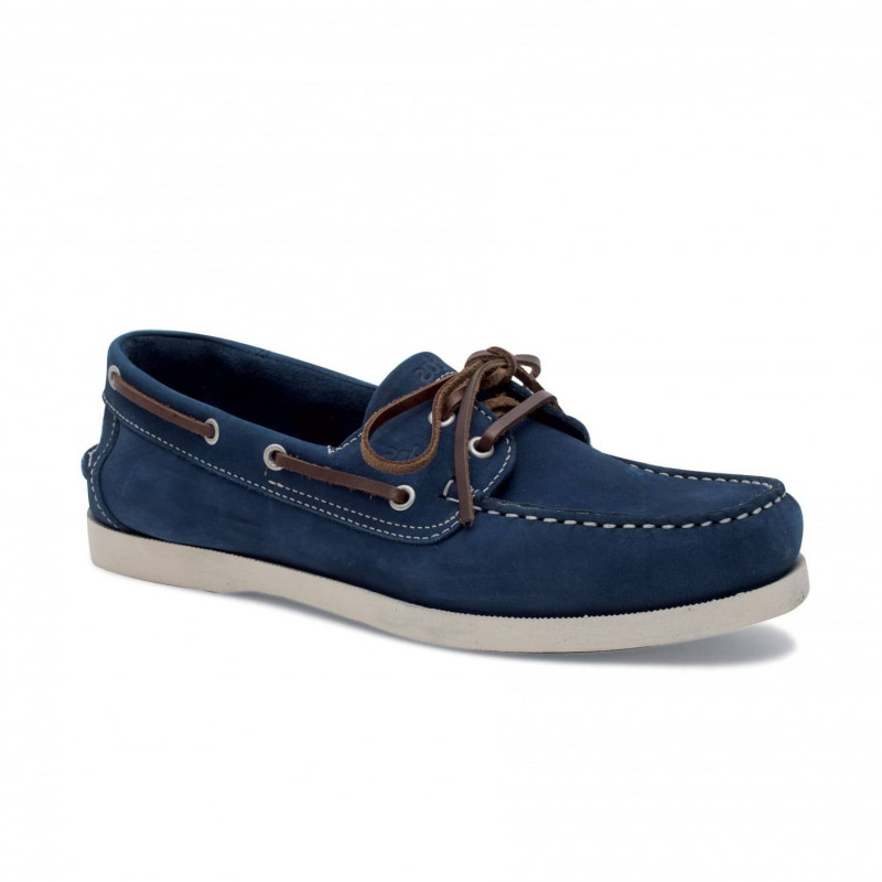 scarpe da barca uomo blu