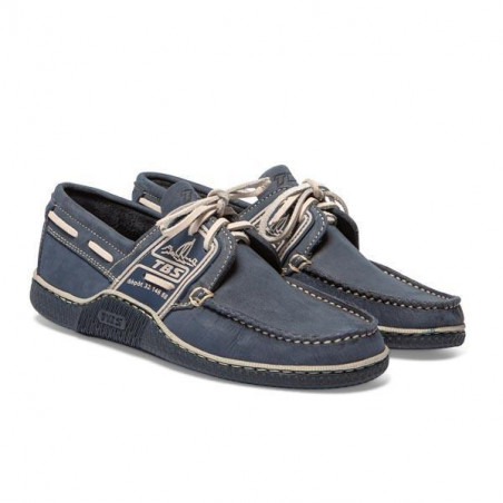 Chaussures bateau pour homme GLOBEK - Navy / froment  - TBS