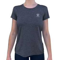 T-shirt UV50+ Donna performance grigio VAIKOBI