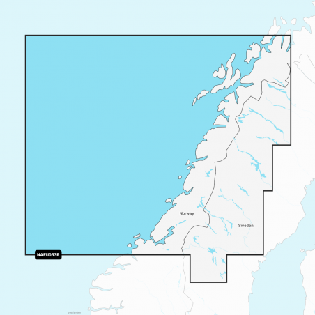Carta Nautica Navionics+ Regular - Norway, Trondheim to Tromso NAEU053R