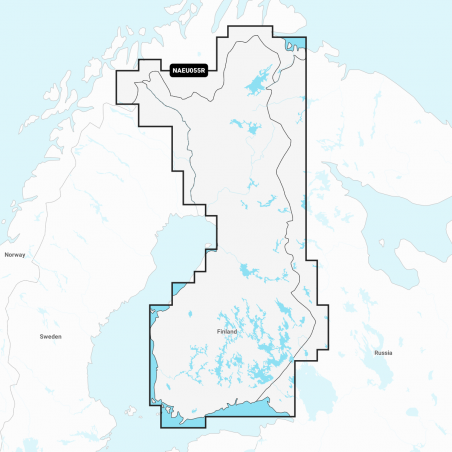 Carta Nautica Navionics+ Regular - Finland, Lakes & Rivers NAEU055R