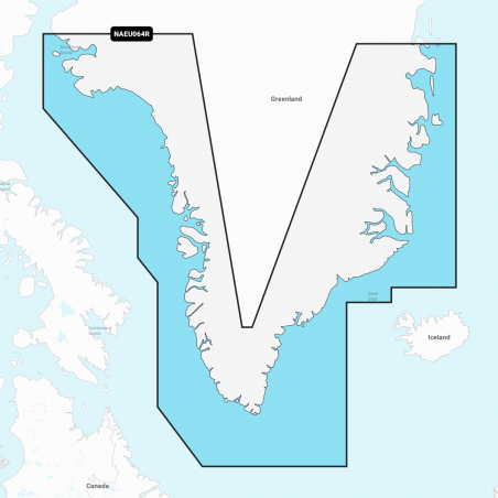 Carta Nautica Navionics+ Regular - Greenland NAEU064R