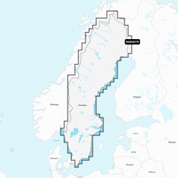 Carta Nautica Navionics+ Regular - Sweden, Lakes & Rivers NAEU067R