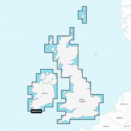 Carta Nautica Navionics+ Regular - U.K. & Ireland Lakes & Rivers NAEU072R
