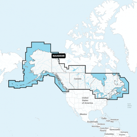 Carta Nautica Navionics+ Regular - Canada & Alaska NAUS004R