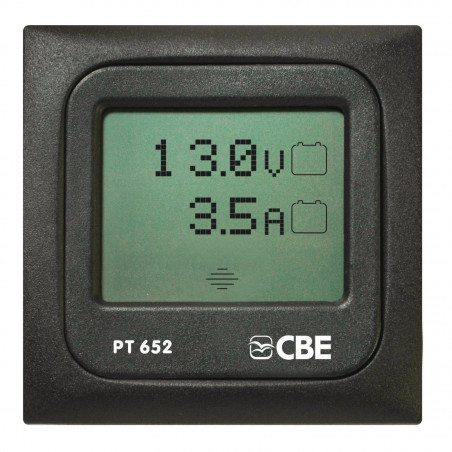 Indicatore batteria LCD + shunt - CBE