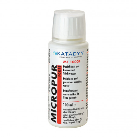 Flacone Micropur Forte disinfettante per acqua dolce - KATADYN