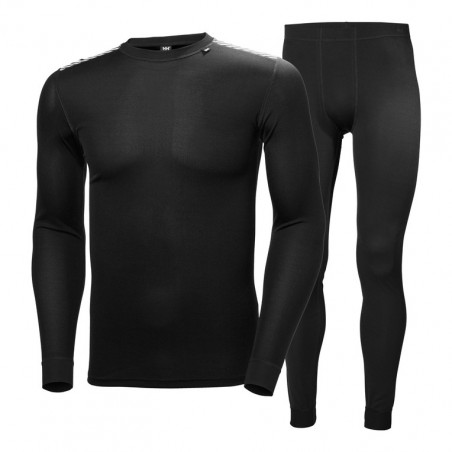Pack t-shirt - pantaloni termici comfort nero chiaro - HELLY HANSEN