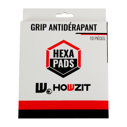 Grip antidérapant Hexapads - kit de 10 pads hexagonaux - Howzit