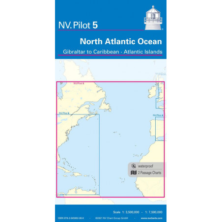 NV Pilot 5 - Ocean Atlantique Nord - Gibraltar aux Caraibes - Iles Atlantiques