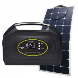 Stazione di energia portatile IZYWATT 1000 + Pannello solare semirigido 120W - ORIUM