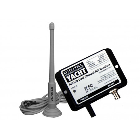 Récepteur AIS AIS100 (SORTIE USB) AVEC ANTENNE VHF QMAX - DIGITAL YACHT