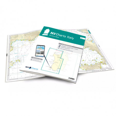 Carta nautica Italia IT 3 - Sardegna Ovest - NV Atlas
