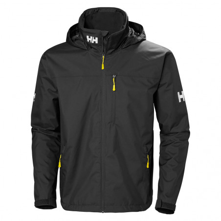 Veste de pont homme Crew avec capuche NOIR - HELLY HANSEN