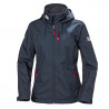 Veste de pont femme crew avec capuche bleu marine - helly hansen