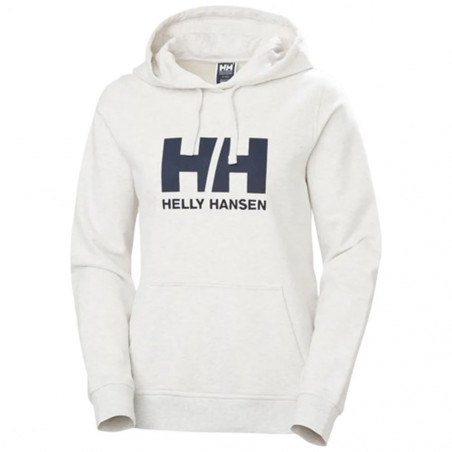 Felpa con cappuccio donna logo bianco - helly hansen