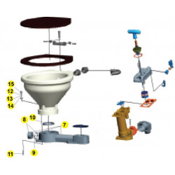Base per WC manuale LT-1
