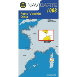 Carta nautica Navicarte Corsica