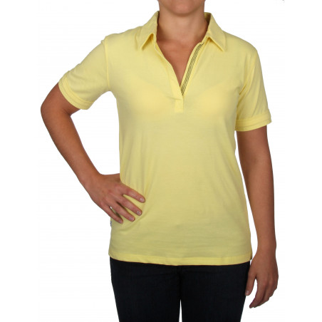 Polo femme CHIDLEY Jaune clair
